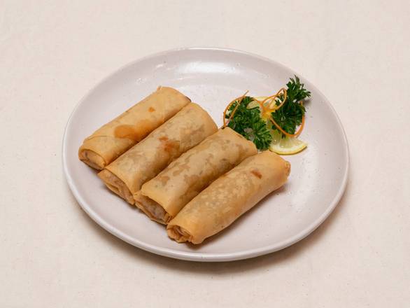 Vegetarian Spring Rolls (4pcs) 素春卷